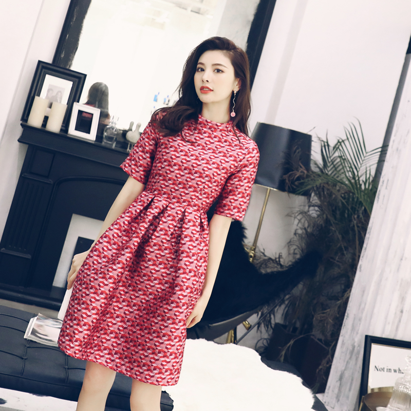 2018秋裝女裝新款甜美公主風連衣裙秋冬時尚女神高腰荷葉邊裙子